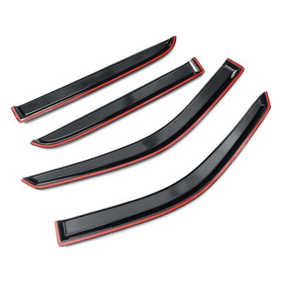 качество  Durable Auto Weather Shields Ventshade Rain Guard Wind Deflector Sun Shade Car Window Shade For Dodge Ram 1500 2009-2018 Car Styling завод